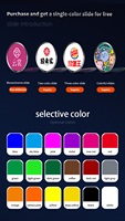 Proyector de Logotipo LED Gobo Impermeable IP67, Luz Publicitaria con Control Remoto de 4 Teclas para Tiendas, Cafeterías y Comercios