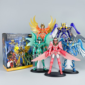 19cm Saint Seiya Anime Figures thần thoại vải EX Pegasus rồng shiryu hyoga Cygnus Phượng ikki hành động Bộ sưu tập mô hình đồ chơi - Product Image 2