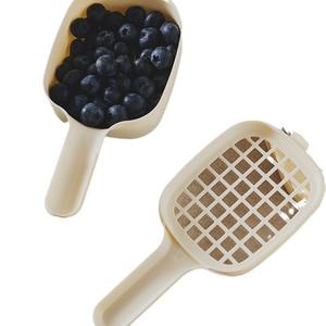Mini panier de nettoyage de fruits portable domestique avec passoire <span class=keywords><strong>2</strong></span> en 1 panier de vidange avec poignée pliable <span class=keywords><strong>évier</strong></span> de cuisine pour le lavage - Product Image 4