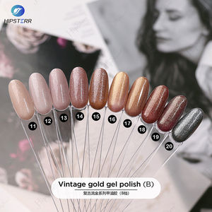 Esmalte de Uñas en Gel UV LED Colorido, Semipermanente, de Secado Rápido, Estilo Vintage Dorado, Marca Privada al por Mayor para Hipsters - Product Image 4