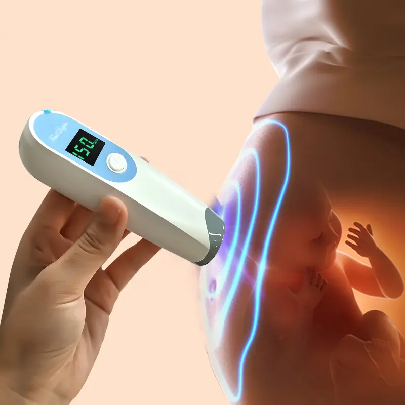 LCD Mini Portable dopler digital medical baby Heart Rate ultrasonic pregnant handheld doppler fetal monitor