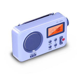 Ultra Compact AM FM DSP Portable Radio with High Sensitivity Reception Backlit LCD Display and <b>Preset</b> Station Buttons for Home - Product Image 2