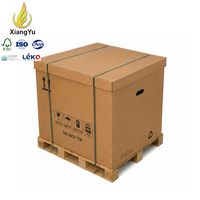 Boîte de palette en carton industriel extra résistant Xiangyu, triple paroi ondulée, pour l'expédition de pièces de machines lourdes à l'exportation