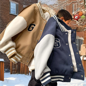 Manteaux d'hiver et d'automne pour bébés et enfants, écologiques, tissés, épais et chauds, pour adolescents garçons - Product Image 2