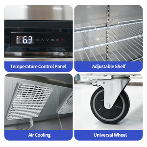 Commercial Kitchen Upright <b>Freezer</b> Refrigerators 6 Doors Vertical Refrigerator Cooler Fridge for Restaurant - Product Image 5