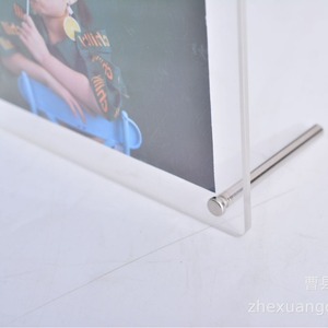 Acrylic <b>Photo</b> <b>Frame</b> Square Transparent Tabletop Home Decor Living Room Bedroom - Product Image 5