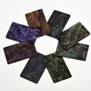 Lámina Acrílica de Mármol Fundido Personalizada al por Mayor a Buen Precio de Fábrica con Servicio de Corte Transparente/Translúcido - Product Image 2