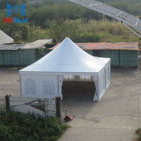 Tente de réception en aluminium imperméable Mitent pour événements en plein air, jardin, mariage, fête