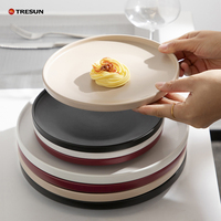 Grande assiette occidentale de style japonais en grès céramique haut de gamme, compatible lave-vaisselle, pour steak de mariage, assiette plate domestique