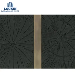 2024 Wood Rings Series Floor Tiles Wooden Engineered Floor Teak Natural Wood For Sale