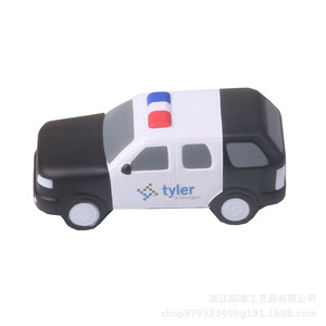 Tyler Technologies Coche de Policía de Juguete de EVA para Aliviar el Estrés, para Niños de 5 a 7 Años, con Fricción, Unisex, Regalo - Product Image 1