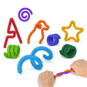 Juguetes Sensoriales Antiestrés, Barra de Silicona Texturizada, Juguetes Calmantes para Niños con Autismo, Adultos, Alivio de la Ansiedad y el Estrés - Product Image 1