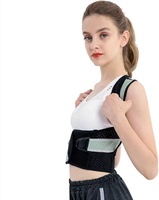 Correcteur de posture d'épaule en maille élastique en gros, ceinture de soutien dorsal réglable, unisexe, adultes, toutes occasions, bosse