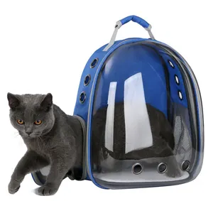 Рюкзак-переноска для домашних питомцев, дышащий ранец с пузырьками в виде капсулы для кошек и собак