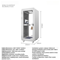 Cabine insonorisée de luxe meubles de cabine de bureau cabine silencieuse mobile salle de réunion de bureau cabine insonorisée pour immeuble de bureaux