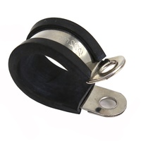 Colliers de serrage pour tuyaux en acier inoxydable, doublés de caoutchouc EPDM plastique, type P