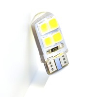Nueva Bombilla LED YD T10 W5W 3030 4SMD de Gel de Sílice, 12V, Impermeable, con Luz Estroboscópica Intermitente para Matrícula, Puerta y Otros Usos en el Automóvil