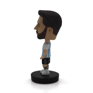 Nuevo estilo personalizado super estrella deportes tema Bobble <span class=keywords><strong>Head</strong></span> famoso jugador de fútbol Booblehead para decoración de recuerdo - Product Image 4