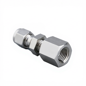 ข้อต่อสแตนเลส 316 แบบติดผนังชนิดตัวผู้ เกลียว ZG NPT สำหรับท่อขนาด 6 มม. 10 มม. OD ข้อต่อสแตนเลสแบบยูเนี่ยน - Product Image 4