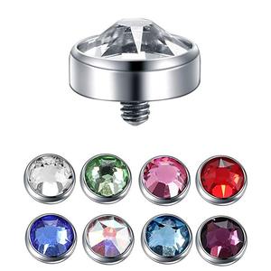 Joyería Gaby, Ancla Microdermal <span class=keywords><strong>de</strong></span> <span class=keywords><strong>Titanio</strong></span> ASTM F136 G23 para <span class=keywords><strong>Piercing</strong></span> Corporal - Product Image 3