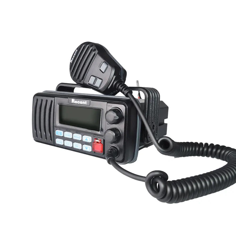 Recente RS-508M walkie talkie 50km marine vehicle radio 156 canali walkie talkie 400-490mhz uhf mobile car vehicle radio