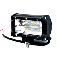 Neuankömmling weiß gelb 72w 12v 24v LED Mini Warn licht leiste sechs quadratisch gelb für den Notfall