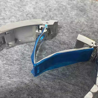 Boîtier de montre NH35 avec lunette cannelée, cadran, bracelet et fond transparent, en acier inoxydable, étanche, pour mouvement NH35/36