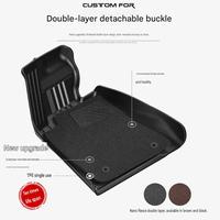 Vente directe d'usine, tapis de sol de voiture imperméables, durables, épais, en TPE, entièrement enveloppants, ensemble complet pour Toyota
