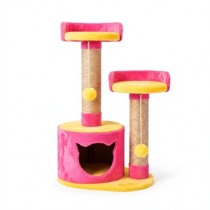 High Quality Amistar Candy <b>Cat</b> Castle <b>Cat</b> Tree with 3 Levels Eco-Friendly & Durable Carton Packed <b>for</b> Indoor Use-All Sizes - Product Image 1
