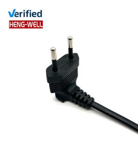 <span class=keywords><strong>EU</strong></span> dây điện CE châu Âu 2pin cee7/16 để Angled C7 cắm cáp hình 8 AC mở rộng 90 độ cắm 2 Pin dây điện - Product Image 4