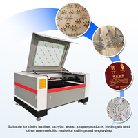 China Hobby CNC CO2 Laser Snijmachine SK1390 voor Hout/Acryl/MDF/Leer/Papier/Rubber Hoge Nauwkeurigheid Watergekoeld AI/BMP/PLT