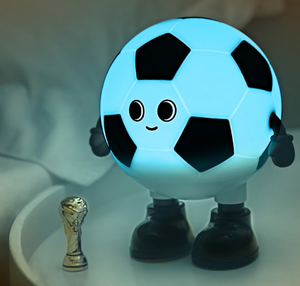 Small Silicone Soccer <b>Ball</b> Night Light With Warm Colorful Lights Touch Control <b>LED</b> Bedroom Kids baby Nursing Football Lamp - Product Image 5