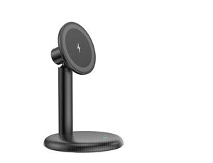 <span class=keywords><strong>Base</strong></span> de <span class=keywords><strong>Carga</strong></span> Inalámbrica Magnética de 15W con Logotipo Personalizado OEM, Compatible con <span class=keywords><strong>iPhone</strong></span> 17/16/15 Pro Max - Product Image 1