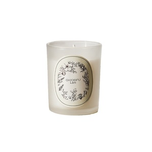 Ensemble cadeau d'affaires créatif givré <span class=keywords><strong>en</strong></span> trois pièces, bougeoirs <span class=keywords><strong>en</strong></span> <span class=keywords><strong>verre</strong></span> haut de gamme, lanternes et pots à bougies pour la fête des femmes et les anniversaires - Product Image 5