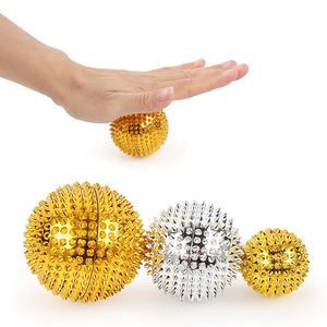 Juego de 2 uds. De acupresión de mano, terapia puntiaguda, masajeador magnético, rodillo magnético, juego de bolas de masaje, juguete de bola magnética - Product Image 1