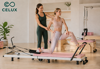 Reformer de Pilates pliable professionnel portable Celux pour usage domestique, en acier léger, réglable, pour salle de sport et studio, à prix abordable