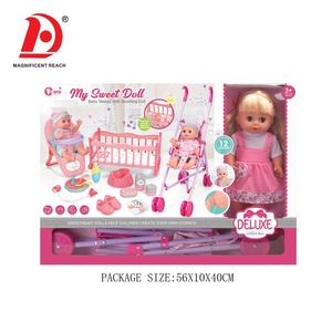 HUADA ชุดตุ๊กตาทารกแรกเกิด14นิ้ว,เหมือนมีชีวิตขนาด14นิ้วทำจากซิลิโคนไวนิลมีเสียง12เสียง - Product Image 5