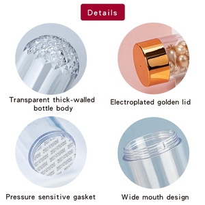 Vacía 50ml 80ml 100ml 55ml 75ml contenedor transparente medicina cápsula de vitamina suplementos de Pet de plástico suave la cápsula de la botella de píldora - Product Image 5
