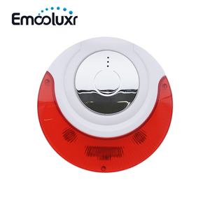 Sirène d'alarme intérieure sans fil unidirectionnelle 433MHz 868MHz 100dB haut décibel avec prise d'alimentation UE et batterie de secours pour l'alarme de mise au point - Product Image 1