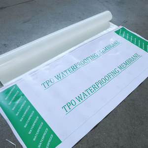 Système de toiture en membrane thermoplastique flexible Blanc 1,5 mm Entièrement adhéré Tpo Pvc Commercial Mobile Home Tpo Roofing - Product Image 2