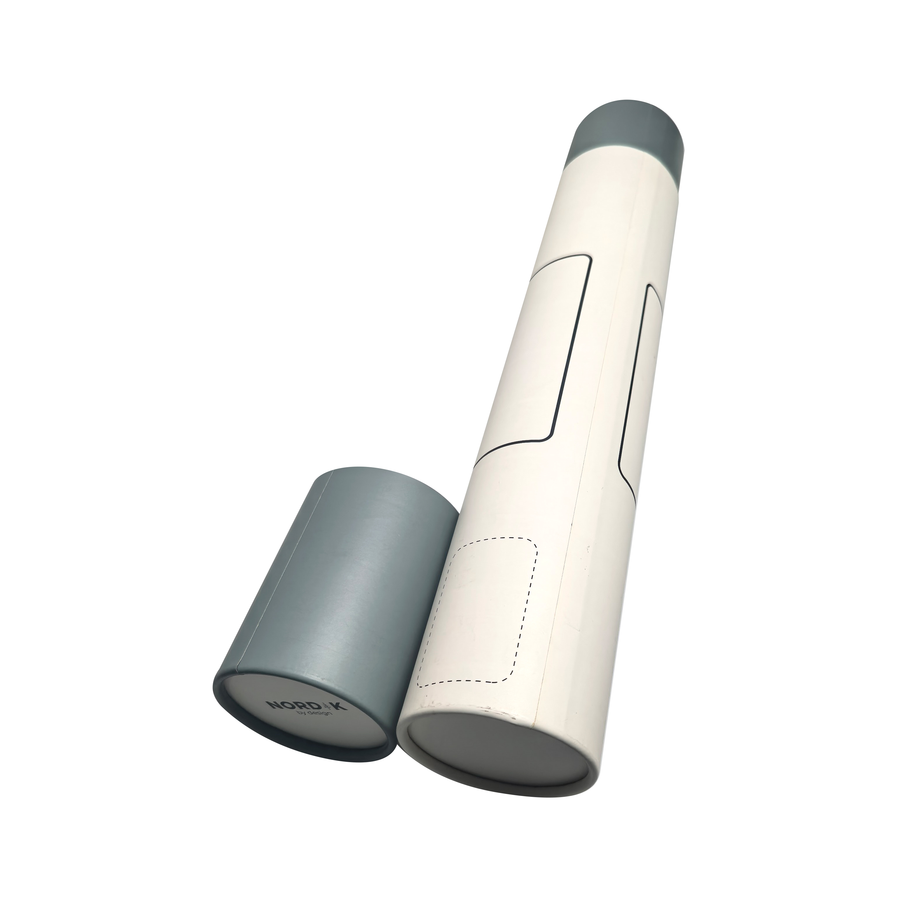 Wholesale Classic Custom Printed Rigid Paper Tube with Metal Lid Inner Plug and Rope Handle Craft Packaging for Tea & Coffee