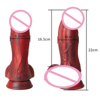 Vibromasseur réaliste XXL télécommandé en forme de dragon monstre pour homme et femme, jouet sexuel anal de très grande taille