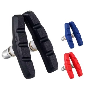 Plaquettes de frein V-<span class=keywords><strong>Brake</strong></span> pour vélo de montagne BMX - Plaquettes de frein en caoutchouc silencieuses, résistantes à l'eau et à l'usure, avec installation facile - Product Image 6