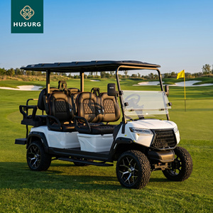 Voiturette de golf homologuée CE avec batterie au lithium 48V, freins à disque sur 4 roues et suspension indépendante pour les communautés hôtelières - Product Image 1