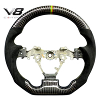 Volante de Fibra de Carbono Real V8carbon para Uplander, Accesorios Interiores para Automóviles, Piezas de Auto Modificadas, Estilo de Carreras, Personalizado