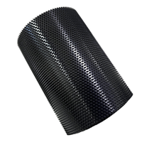 Vente en gros en stock tissu à boucle souple et auto-adhésive double face en nylon noir sans boulochage avec crochet et boucle sans perte de cheveux