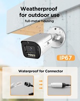 Sistema de Cámaras de Seguridad PoE 4K de 16 Canales con Disco Duro de 4 TB, Luz Dual Inteligente, Audio Bidireccional y VCA con IA para Vigilancia en Exteriores