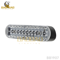 Ampoule de phare LED à 24 ampoules, blanc jaune stroboscopique, phares LED métalliques, lampe 12V pour moto, accessoires Haojue