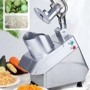 Coupe-légumes industriel électrique, machine commerciale pour la découpe et le tranchage de pommes de terre à grande capacité et le râpage du fromage - Product Image 1