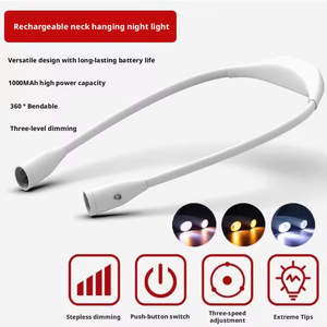 Lampe de lecture LED rechargeable 1000 mAh avec clip, portable pour les enfants, pour l'heure du coucher et le bureau - Product Image 2